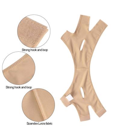 Facial Lifting Slimming Belt V Shape Lift Up Thin Mask for Double Chin Reduction - Daily Wear (Size L) - Buy Online on SooperMarket.com