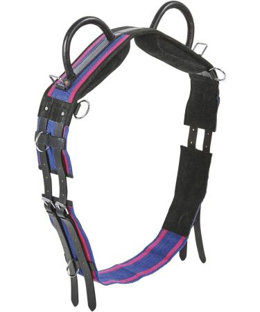 Lunging Girth Double Shetty - Navy & Passion Pink | Premium Equestrian Gear | International Shipping Available - Buy Online on SooperMarket.com