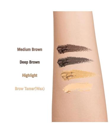 Sistar Tame & Sculpt Perfect Eyebrow Kit - 3 Colors + Wax & Brush Spooly Duo | International Shipping Available - Buy Online on SooperMarket.com