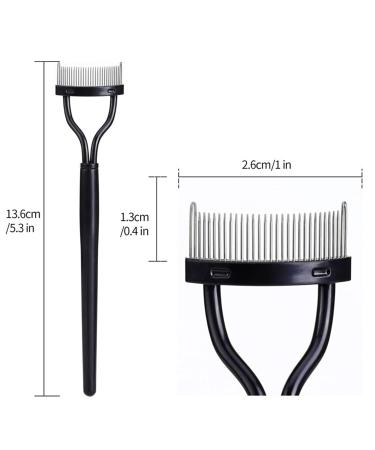 Harayaa 5x Professional Eyelash Brushes with Cap - Creative Beauty Tool & Wearable Separator for Women | Perfect Makeup Accessory - Buy Online on SooperMarket.com