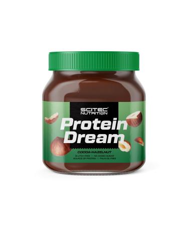 Scitec Nutrition Protein Dream cocoa-hazelnut cream with whey protein concentrate and sweetener gluten-free palm oil-free 400 g chocolate-hazelnut