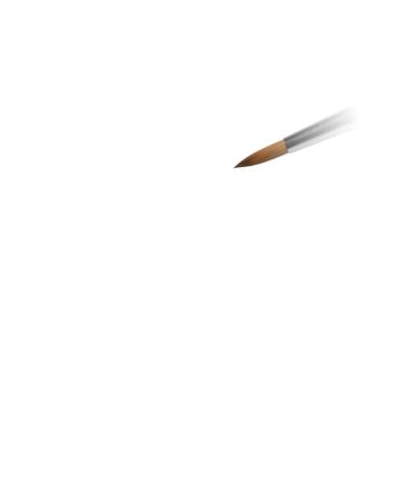 Acrylic Brush Size 4 - White/Pink Round with Rhinestones for Acrylic Nails | International Shipping Available - Buy Online on SooperMarket.com