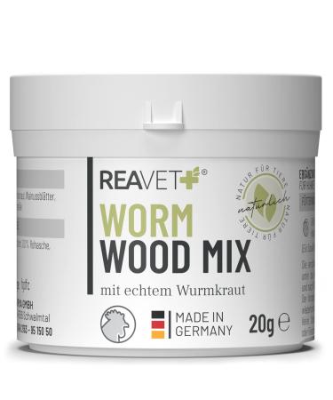 Reavet Wurm-Kraut Powder 20g second at worm cure after worm infestation for chickens & poultry no anthelminthic natural recipe with saponins & bitter substances