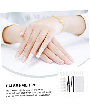 Gogogmee 1 Set Nail Extension Set Fake Manicure Patch Nail Tools Fake Nail Tip Finger Extension Brush Nail Art DIY Accessory DIY Accessories Manicure Pen Tool Manicure Art Kit Clips Plastic - Buy Online on SooperMarket.com