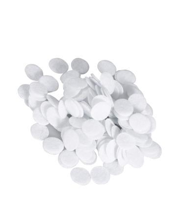 gernie 100Pcs Cotton Filters Pads Filter Cotton Non Woven Fabric Filter Cotton Gasket Round Gasket Absorbing Blackheads Circular Circle Non Woven Cloth Cotton Wearable (Diameter 40mm) Diameter 40mm Diameter 40mm
