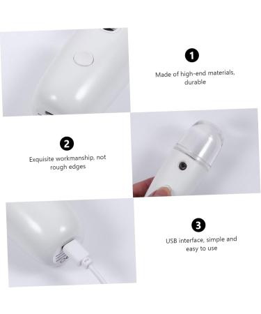 CANIGHT 1 Set Spray Hydrating Apparatus Pore Cool Mist Sprayer Face Steamer for Facial Lash Plastic White - Buy Online on SooperMarket.com