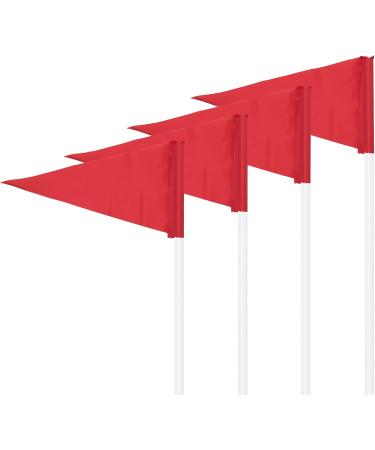 Champion Sports Universal Soccer Corner Flags - Yellow | Set of 4 - Buy Online on SooperMarket.com