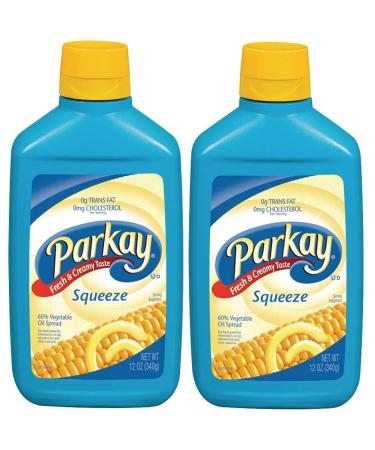 Parkay Margarine Squeeze Bottle - 12 Ounce - Pack of 2