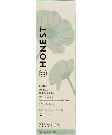 3-In-1 Detox Mud Mask by Honest for Women - 2.8 oz Mask - Buy Online on SooperMarket.com