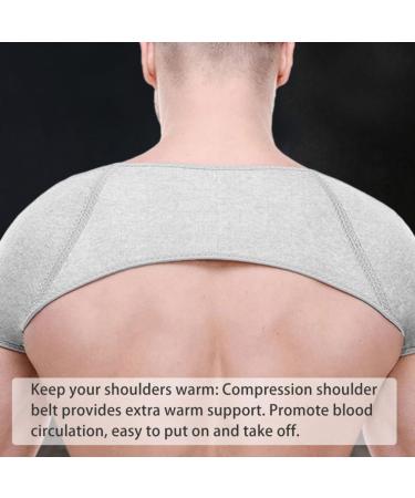 Double Shoulder Support Brace Pain Relief Compression Shoulder Warm Wrap Protector M Shoulder Warm Support - Buy Online on SooperMarket.com