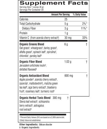 Barlean's Greens Powder Formula Organic 8.47 oz (240 g) - Buy Online on SooperMarket.com