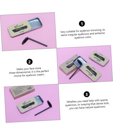 BELLIFFY 1 Set Eyebrow Soap Clear Gel Brow Styling Cream Makeup Accessory Cosmetic Supplies Styling Gel Wax - Buy Online on SooperMarket.com