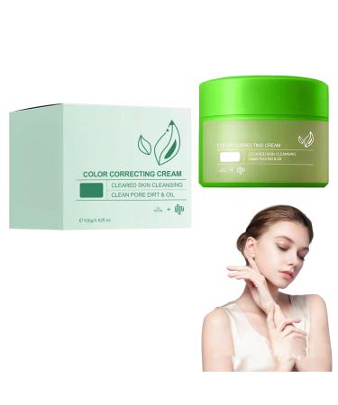 FunnAura Colour Correcting Cream Hydrating Green Cream for Redness 100g