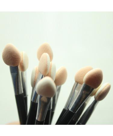 Buy Sanwood 12pcs Double Sided Makeup Sponge Applicators - Perfect Eye Shadow Tools for Flawless Application | International Shipping Available - Buy Online on SooperMarket.com