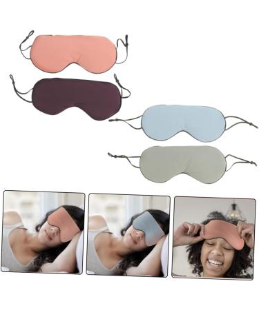 Hemoton Double Side Kid Sleep Mask - 4pcs, Comfortable Eye Goggles for Children, Portable Milk Silk Blindfold for a Good Night's Sleep - Buy Online on SooperMarket.com