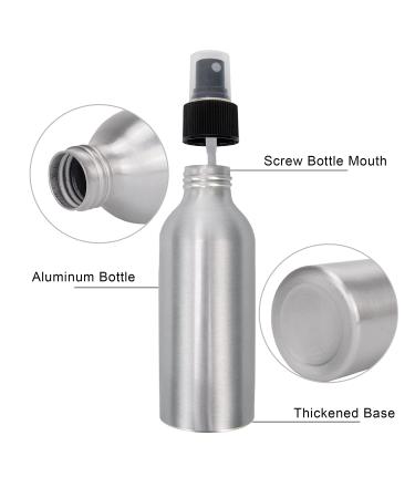 Uheng 10 Pack 1oz Aluminium Fine Mist Spray Bottles - Refillable Perfume Atomizer Essential Oil Cosmetic Travel Container - Black - 30ML - Pack of 10 - Buy Online on SooperMarket.com