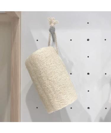 ENLAYER 100% Natural Loofah Sponge 4 Pack - Exfoliating Body Scrubber for Men and Women - 4.72 Length - Reusable and Ideal for Skin Care - Buy Online on SooperMarket.com