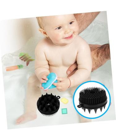FRCOLOR Silicone Shampoo Brush - Kids Body & Baby Hair Scalp Massager Bath Tool - Buy Online on SooperMarket.com