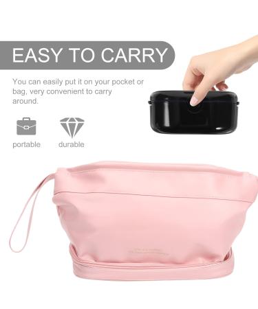 Denture Cleaning Kit with Retainer Case and Remover Tools - Ideal for Home, Office, School, and Travel - Black - Buy Online on SooperMarket.com