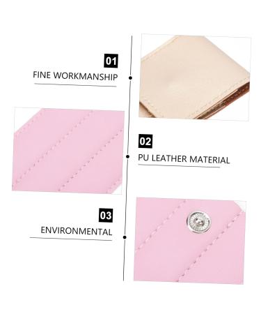 Beavorty 20 STK Eyelash Tweezers Protective Cover & Storage Bags | PU Leather Cosmetic Travel Pockets - Golden & Pink | Perfect for Facial Beauty Tools - Buy Online on SooperMarket.com