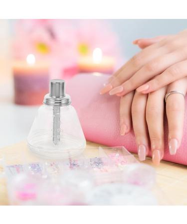 Baluue Push-down Dispenser Bottle - Empty Refillable Pump Bottle Empty Cleaner Storage Bottle for Nail Polish Remover Liquid - Buy Online on SooperMarket.com