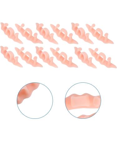 6 Pairs Unisex Toe Separator Bunion Corrector & Spacer Set - White (New Complexion) - Buy Online on SooperMarket.com