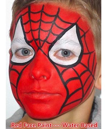 Go Ho Red Cream Face Body Paint(2.37 oz) Water Based Red Devil Makeup Face Painting for Adults Children SFX Cosplay Costumes Festivals Halloween - Buy Online on SooperMarket.com