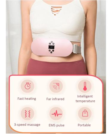 Heated Uterus Belt for Menstruation Relief Electric Heating & Massage Device for Stomach & Waist Comfort - Buy Online on SooperMarket.com