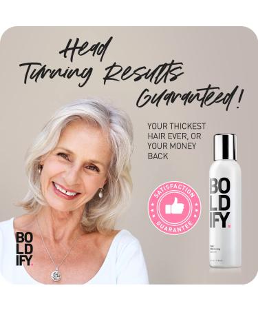 BOLDIFY Hair Thickening Serum - Top Rated Hair Volumizer for Women & Men - Natural 3-in-1 Leave-In Conditioner for Thicker Hair Day One - Buy Online on SooperMarket.com