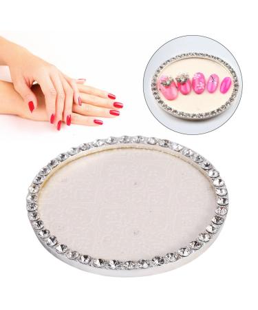 Nail Art Display Stand Fashional Alloy Nail Gel Colors Plate Tips Display Stand Rack Board Manicure Tool(4#)