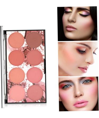 Blush Palette Makeup Blush Cream Palette Face Powder Blusher with 8 Blush 42G - Buy Online on SooperMarket.com