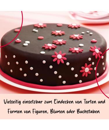 Ruf Fondant Black - Vegan Gluten-Free Modeling Fondant for Figures & Flowers | 250g & 4 Pack | International Shipping - Buy Online on SooperMarket.com