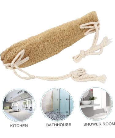 Beavorty Loofah Bath Towel & Body Scrubber - Exfoliating Shower Strap for Smooth Skin | Travel-Friendly Natural Back Scrubber - Buy Online on SooperMarket.com
