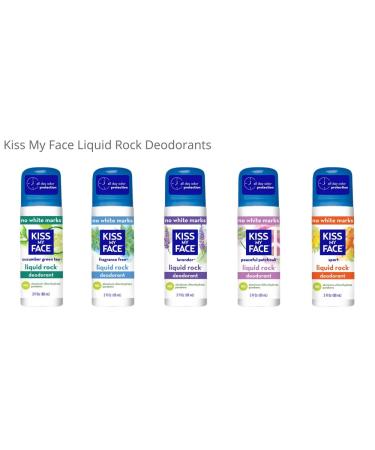 Kiss My Face Lavender Roll-On Deodorant 3 Oz 6 Pack - Aluminum-Free, Willow Bark & Mineral Crystal Salts Formula for Men and Women - Buy Online on SooperMarket.com