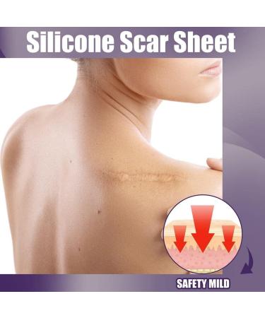 WAITLOVER Skin Color Reusable Silicone Scar Removal Patch - Surgical Self-Adhesive Soft Gel Strip for Burn Repair - Buy Online on SooperMarket.com