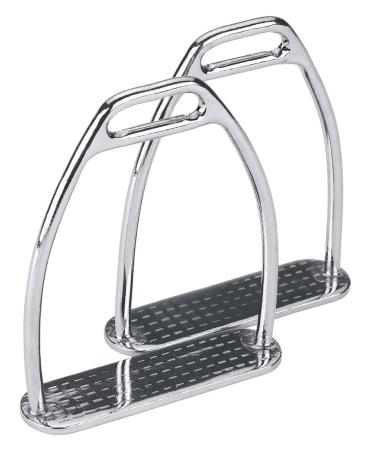 Kerbl 32634/1 High Grade Steel Stirrup - Silver 12 cm