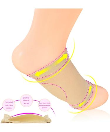 KONMED Foot Cuff Orthosis for Flat Feet Correction - Silicone Sole Pad - 1 Pair - Buy Online on SooperMarket.com