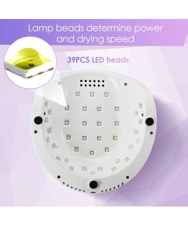 Janolia 86W UV LED Nail Dryer - Professional Gel Nail Light with 4 Timer Settings & Automatic Sensor | Over Temperature Protection - Buy Online on SooperMarket.com