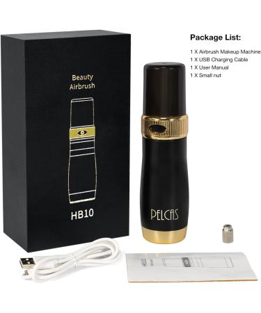 PELCAS Cordless Airbrush Professional Makeup Kit - Rechargeable Mini Airbrush Gun for Face and SPA 35ML - Buy Online on SooperMarket.com