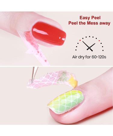 Beetles Latex Liquid Nail Cuticle Guard 15ml - White Nail Barrier 1pcs - Peel Off Nail Art Protector - Buy Online on SooperMarket.com