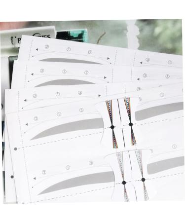 Beavorty 24 Pcs 48 Easy Eyebrow Stencil Eyebrow Shaping Stencils Eyebrow Makeup Tools Card - Buy Online on SooperMarket.com