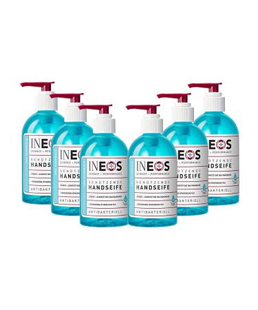 Ineos - liquid hand soap - moisturizing - with marine minerals - for the hands - pack with 6 x 250ml 1 piece (6 -pack) Sea minerals