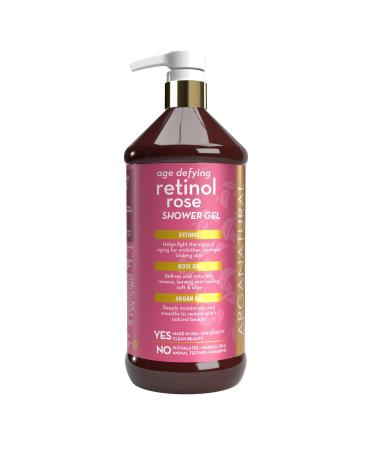 Arganatural Retinol Shower Gel 32oz - Nourishing Body Wash with Argan Oil for Radiant Skin - Anti-Aging Formula for All Skin Types - Pack of 1 - Buy Online on SooperMarket.com