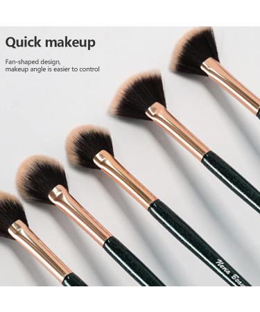 Fan Brushes Set for Highlighting and Blending - 5pcs - Buy Online on SooperMarket.com