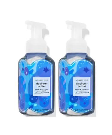 Bath & Body Works Blueberry Bellini Gentle Foaming Hand Soap 8.75 Ounce 2-Pack (Blueberry Bellini) Blueberry Bellini 8.75 Ounce