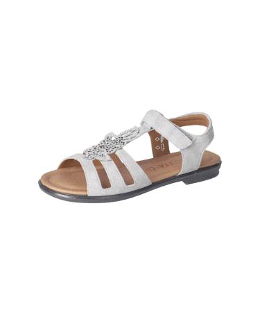 RICOSTA Girls Strappy Sandals AMIRA Children Sandals WMS: Medium 32 EU Grey 450