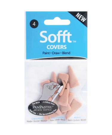 Sofft Tool 62004 No. 4 Pointed Sponge Covers Pack of 10 for PanPastel Artist Painting Pastels