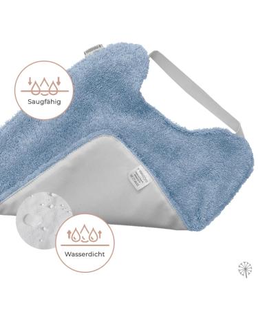 Mimuselina Pack x5 Large Baby Bibs - Waterproof Absorbent & Autonomy Focused - Made in Europe - Buy Online on SooperMarket.com
