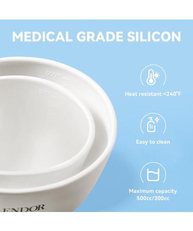 8-in-1 Face Mask Mixing Bowl Set with Silicone Brush - Spa Quality DIY Mask Tool Kit - Buy Online on SooperMarket.com