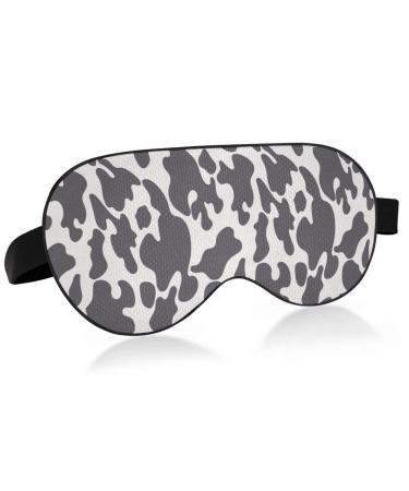 Haskirky Light Blocking Eye Mask Breathable and Adjustable Adult Men and Women Travel on Business Trips Yoga Meditation Light Smooth Comfortable Eye Mask Office Deep Sleep Goodies Grey